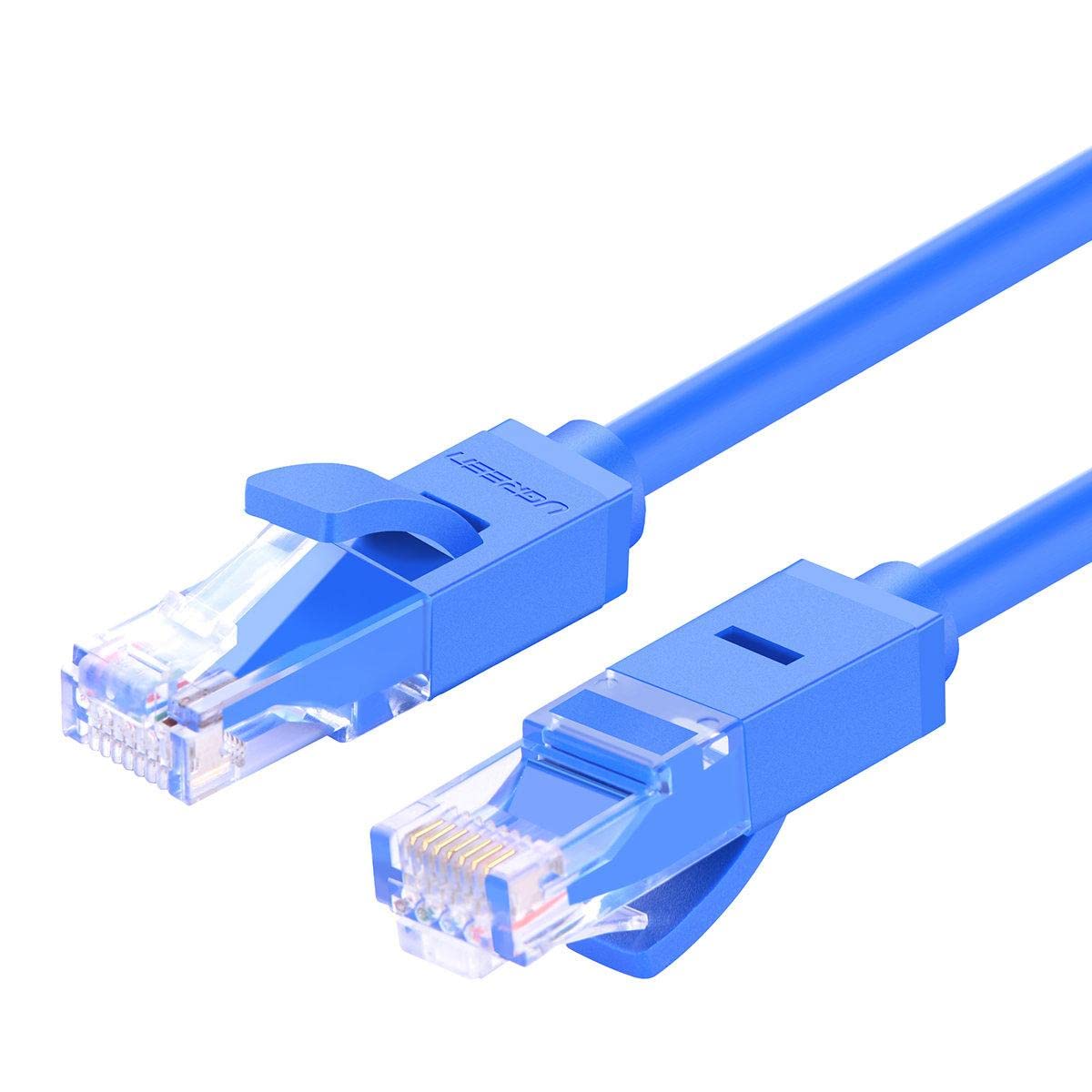 UGREEN Cat 6 U/UTP Lan Ethernet Kablosu, 2 Metre, Mavi, 11202
