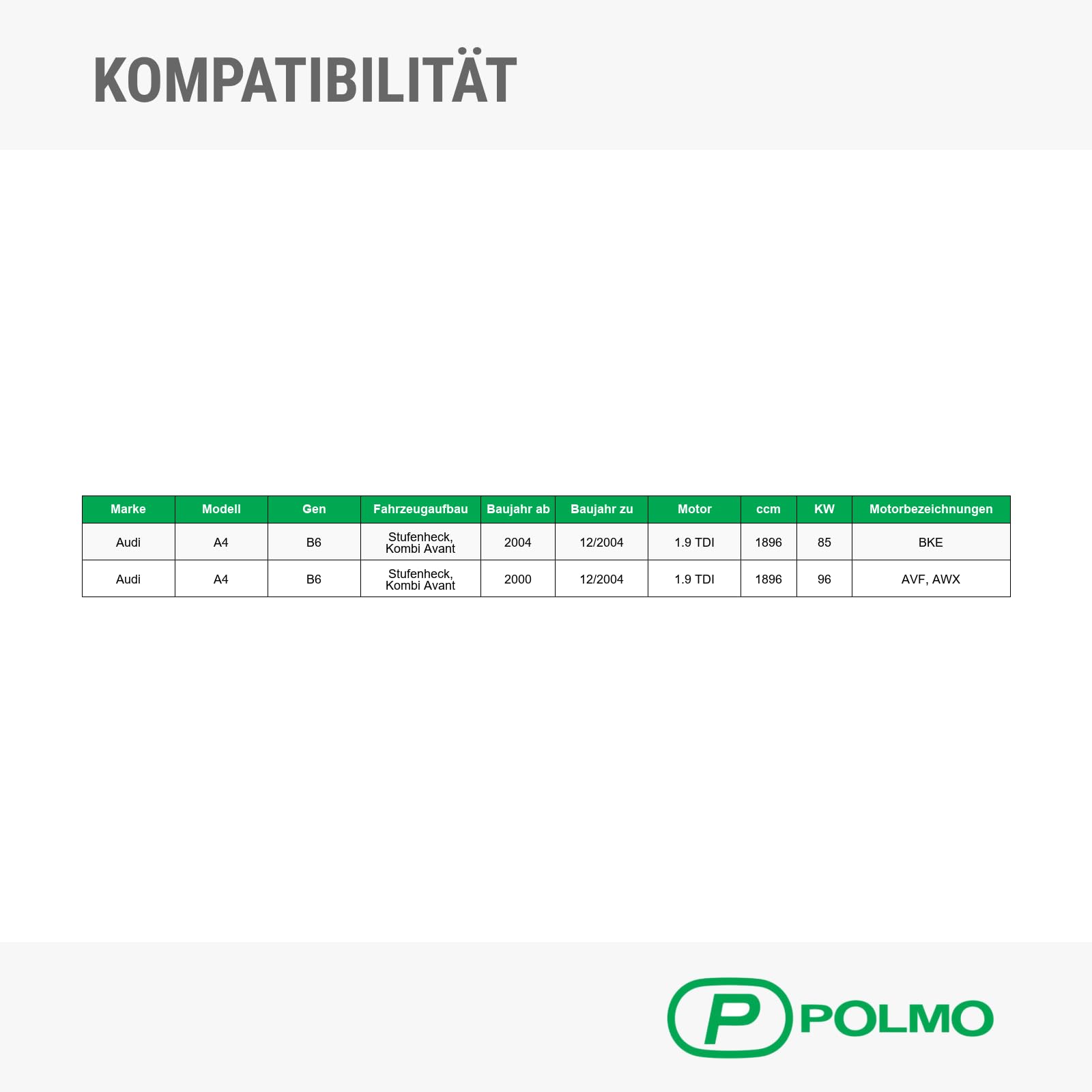 POLMOstrow Auspuff Mitteltopf für Audi A4 B6 1.9 TDI Stufenheck, Kombi Avant 2000-12.2004