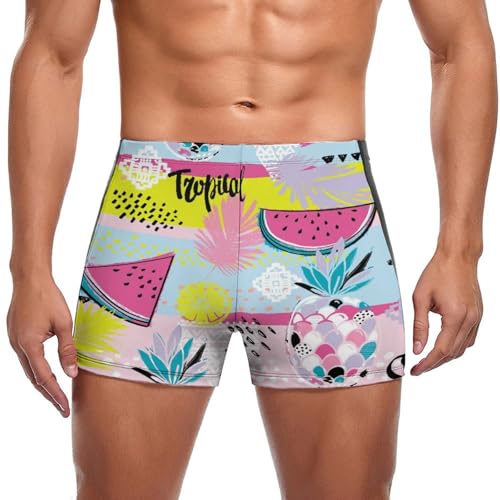 Trunks de bain fruits d'été homme idéal pour vos vacances