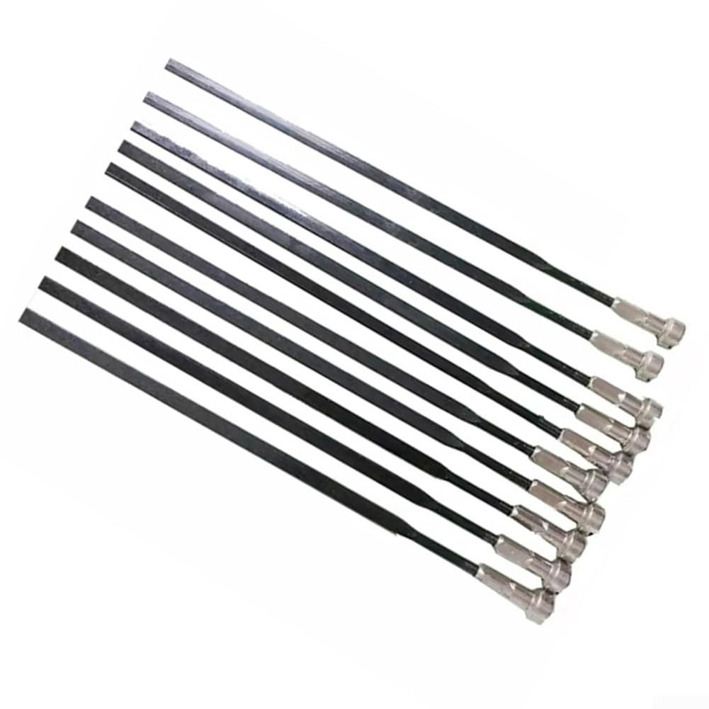High Strength Steel Bicycle Spokes 5 Pack for 261/263/265/272/275/277/282/290mm Wheel Sizes Reliable and Robust (265mm)