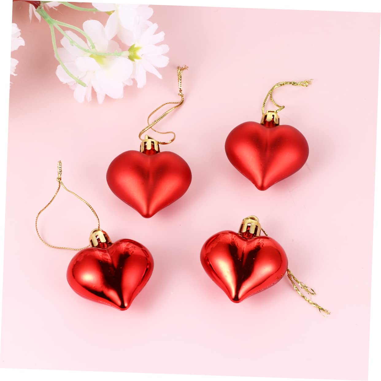 PRETYZOOM 108stücke Teiliges Aus Romantischen Roten Herz-hängedekorationen Für Valentinstag Und Hochzeiten Für Partys Und Heimdekoration Eine Romantische
