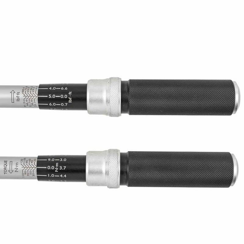 JCB Llave dinamométrica mecánica de 3/8 pulgadas 20-120 Nm, rango de torsión ajustable de 20-120 Nm, esta versátil llave dinamométrica es ideal para apretar con precisión pernos y tuercas