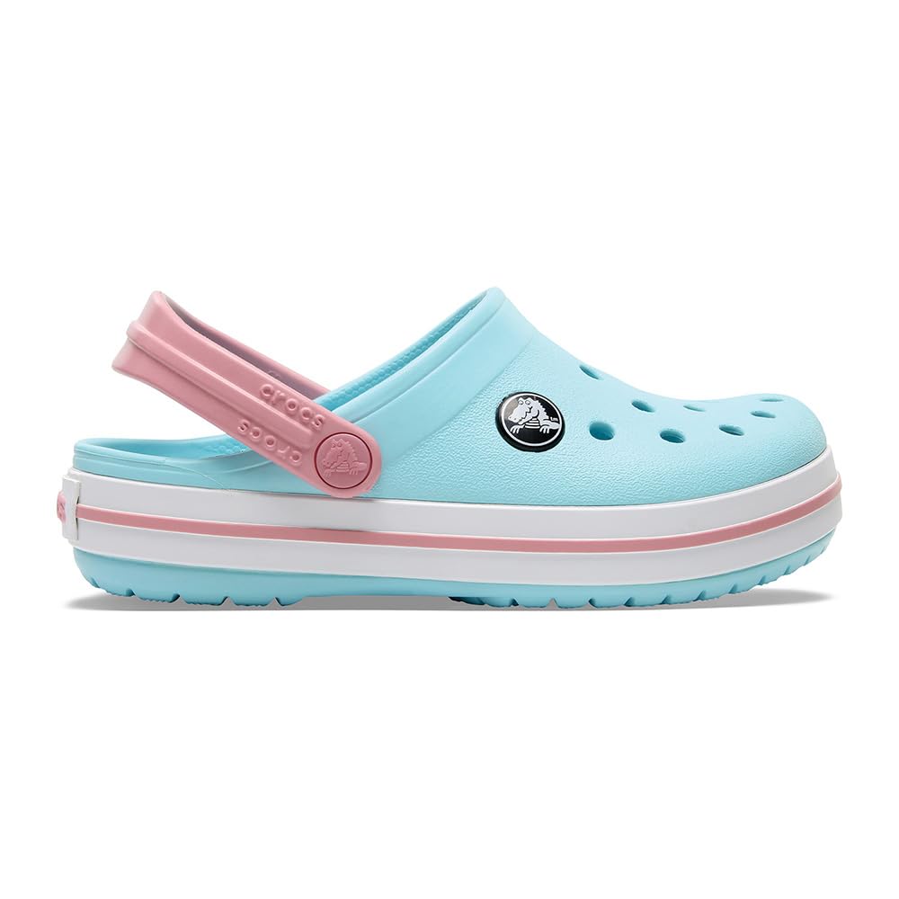 Unisex Kids Crocband K Clogs, Ice Blue White, 5 UK