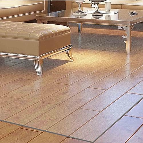 Tapis de chaise de bureau transparent 15 mm antidérapant imperméable