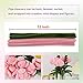 Cldamecy 200 pcs Pink OliveGreen Pipe Cleaners Set with Floral Wires & Gardening Tape, Chenille Stems Pipecleaners for Tulip Bouquet Making,Kids DIY Craft Projects and Decorations