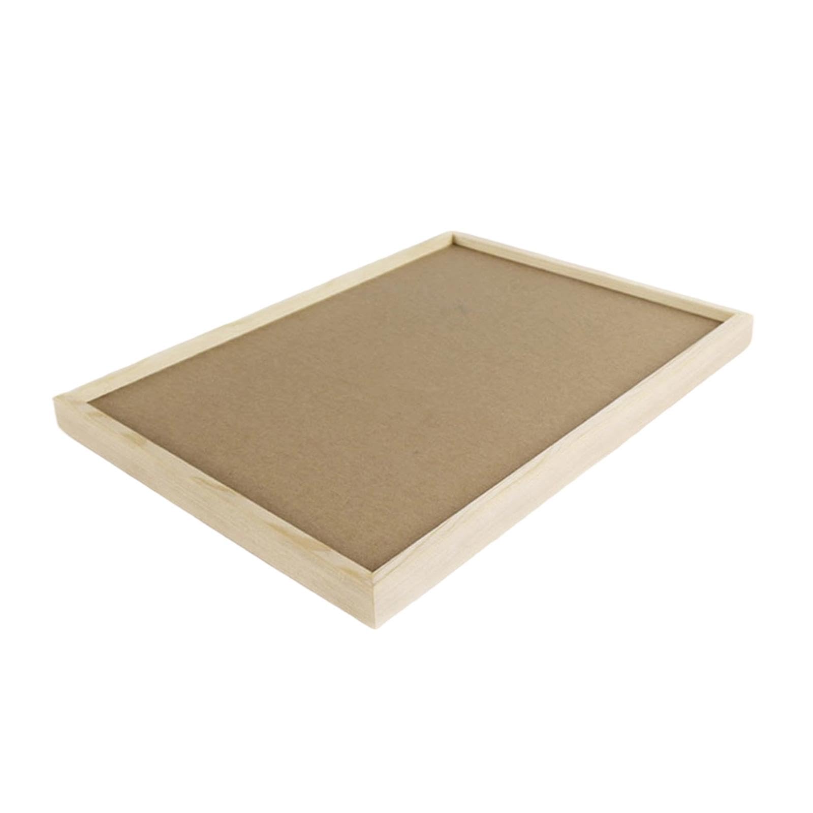 Base per Diorama in Legno di faggio, Piattaforma per modellismo, assemblaggio per progetti espositivi, Forniture per Miniature, Vassoio per Tavolo da, 21 Cmx29.7 Cm
