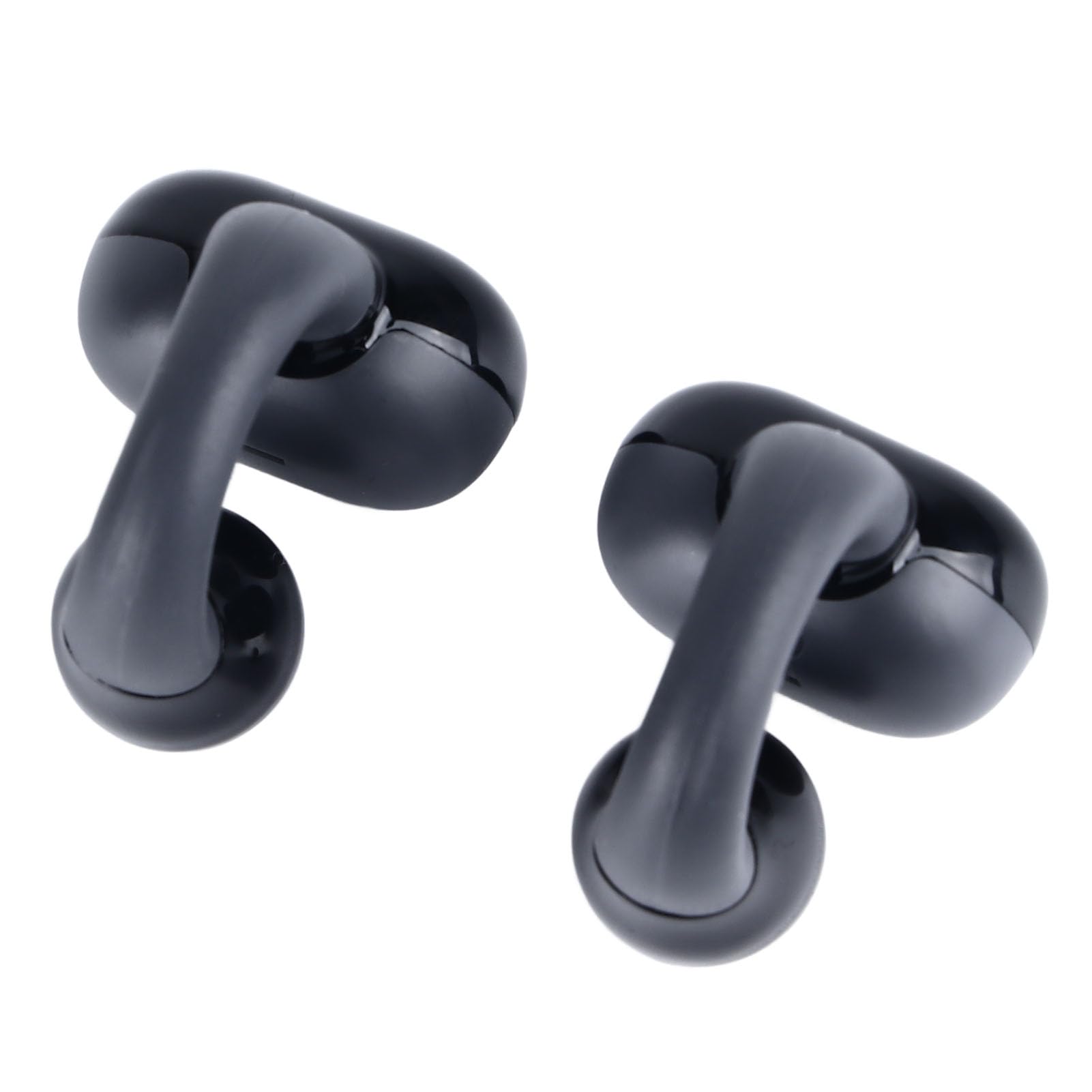 Bezprzewodowe Słuchawki Douszne, Klips na Ucho Słuchawki Bluetooth 5.3 Sterowanie Dotykowe z Etui ładującym, Słuchawki z Przewodnictwem Powietrznym, 48-godzinny Czas Odtwarzania