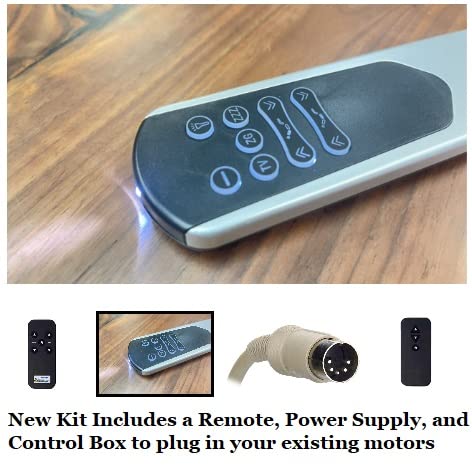 3 Piece Conversion Kit for Sierra Sleep by Ashley M9X5 or X7 Bed (Replaces Lost or Broken Remote)