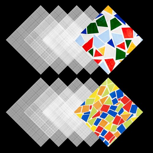 10 piezas de red de mosaico,...