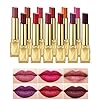 MISKOS 12PCS Matte Waterproof LipStick Summer Long Lasting Lip Makeup Set No Fade Pigmented Lip Stick Cosmeitc Gift Kits