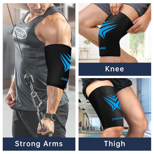 Image of Knee Ice Pack Wrap Extended Ice Packs for Injuries Reusable Leg Freeze Compression Sleeves, Gel Cooling Knees Brace Cold Hot Packs Therapy Flexible for Pain Relief, Surgery Recovery Gift for Women Men
