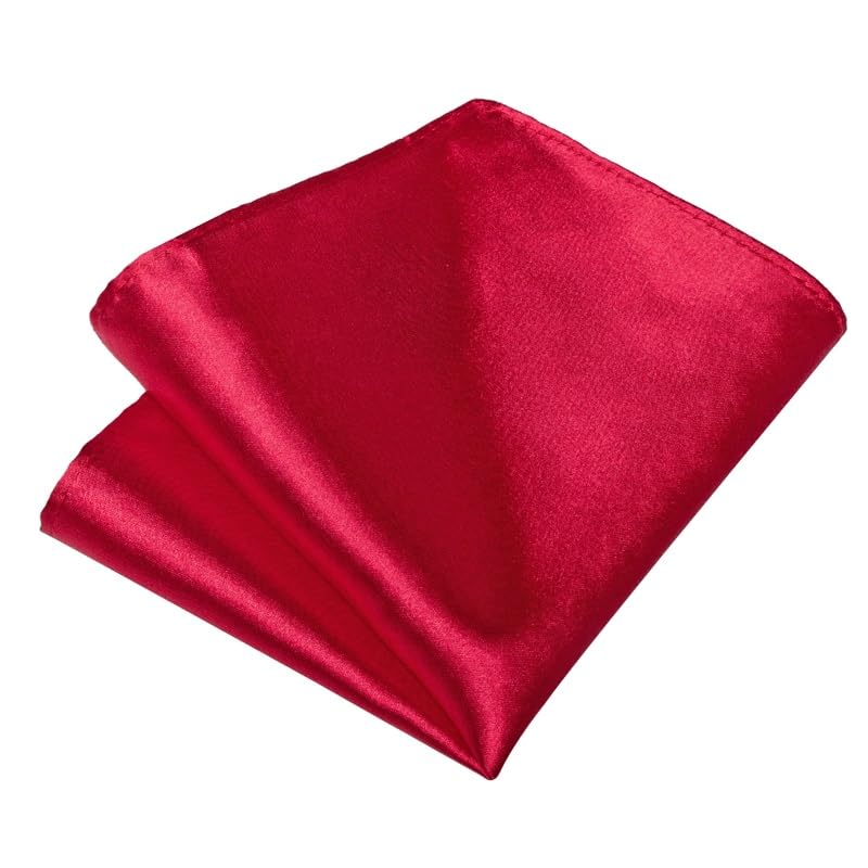 Corbata clásica sólida para hombre de seda y poliéster 8 cm miniatura 3