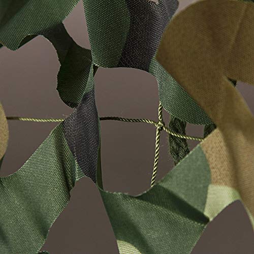 210D UV-Schutz Tarnnetz, 6 * 20m Camouflage Woodland Net, reißfest, windfest, für Militär Wüsten Camping Jagd Dekoration… – Bild 6