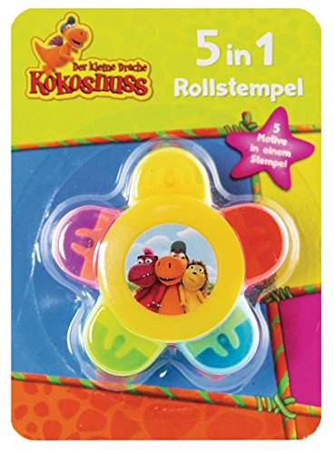 Preisvergleich Produktbild Der kleine Drache Kokosnuss - 5 in 1 Rollstempel