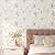 FunStick White and Gold Wallpaper Peel and Stick Gold Ginkgo Leaf Floral Wallpaper Mural for Bathroom Walls Self Adhesive Modern White Gold Beige Hibiscus Floral Contact Paper for Cabinets 17.5"x118"