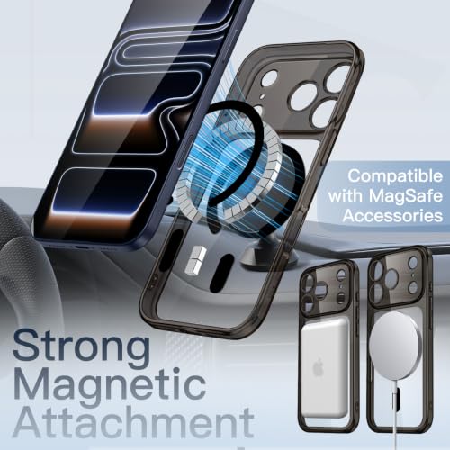 Image of JETech Magnetic Slim Cover Case for iPhone New Pro, Black