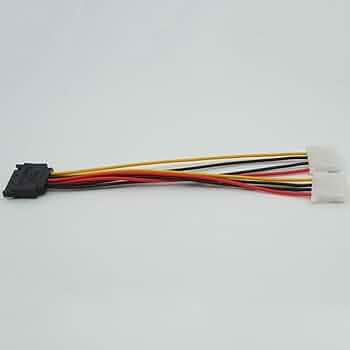 機械 電子機器 変換器 HDD ケーブル まとめ Amazon | 15pin SATA 4pin IDE給電用 電源ケーブル 変換ケーブル