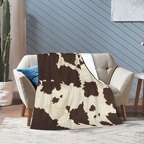 Couverture polaire vache en microfibre douce pour lit et canapé - 8