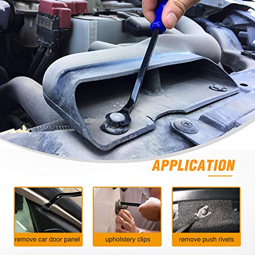 Image of GOOACC 5PCS Auto Trim Removal Tool Kit No-Scratch Pry Tool Kit for Car Door Clip Panel & Audio Dashboard Dismantle -5PCS