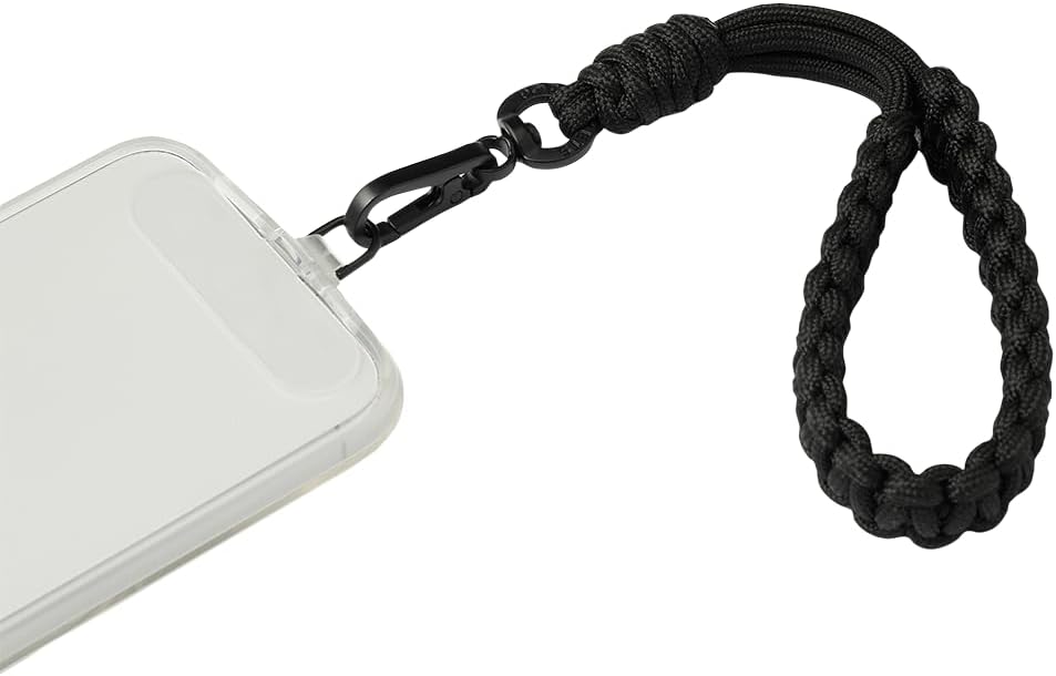 PopSockets Wristlet Phone Strap, Wrist Strap for Phone, Device Holder - King Cobra Black