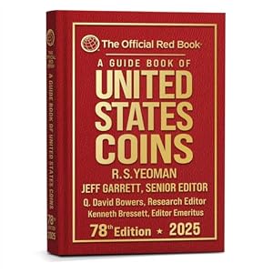 Book cover A Guide Book of United States Coins 2025 "Redbook" Hardcover