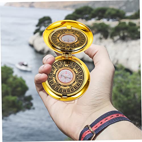 Brújulas mini de cobre portátil 2 piezas para camping miniatura 4