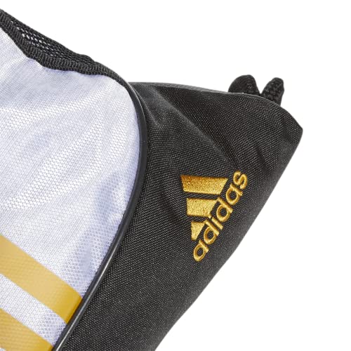Image of adidas Unisex Alliance II Sackpack, White /Black /Legacy Gold, OSFA