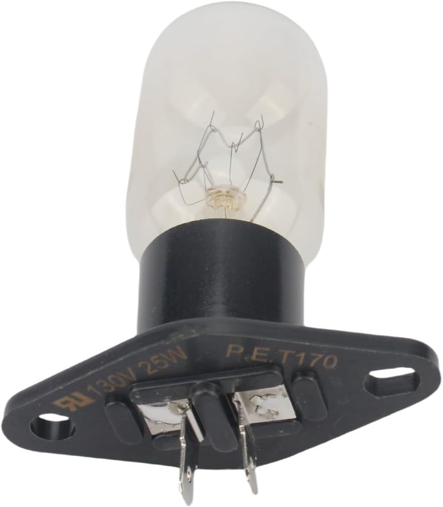 WB36X10194 Microwave Bulb Assembly (130V/25W) fits for GE Kenmore Samsung JTP85WA1WW JT965SK4SS JTP95B0A1BB JES1451DN1BB JE1540GW03 JE1540WW01 PEM31SM3SS PT970SR2SS