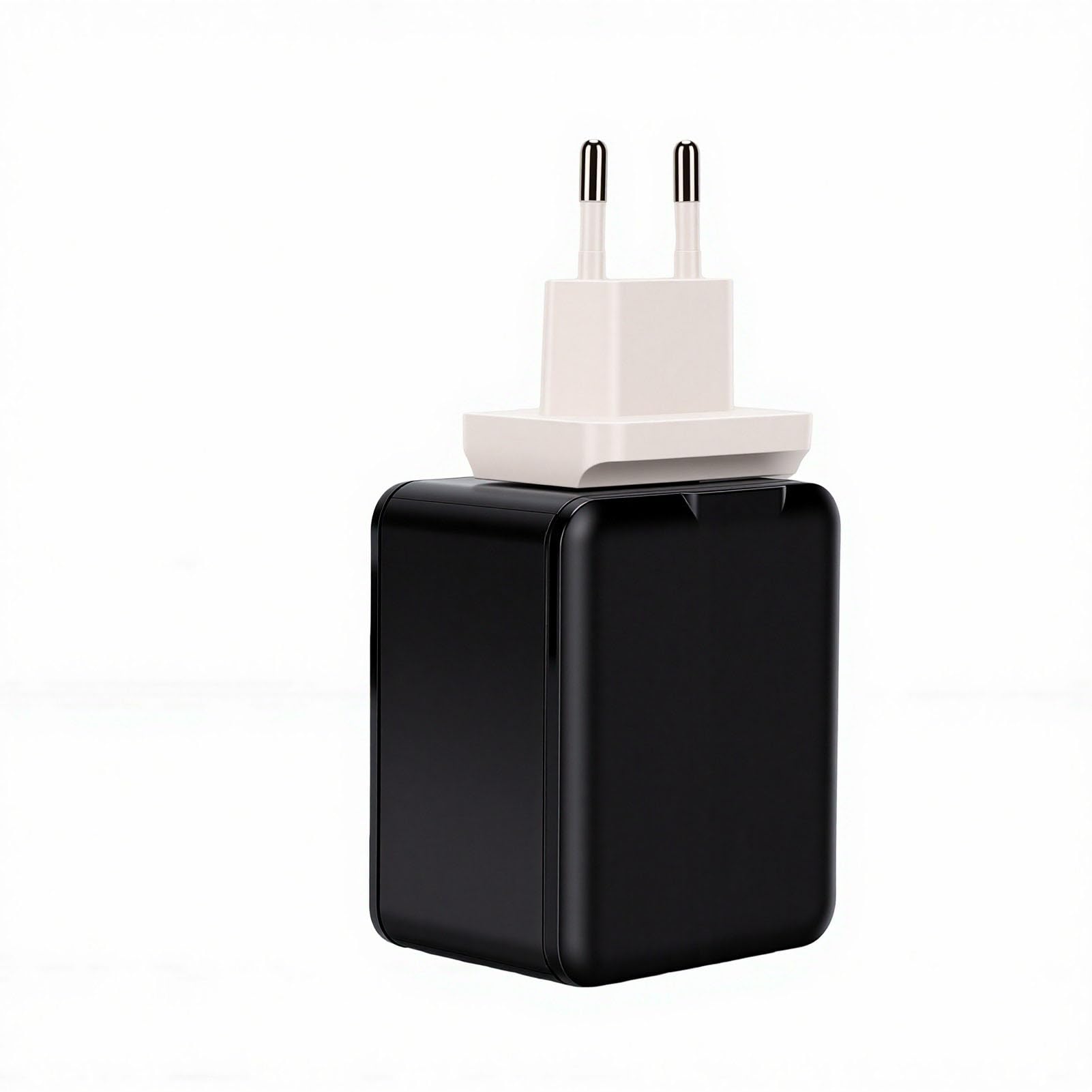 Cocoarm Caricabatterie da Muro, Caricabatterie Tipo C 4 in 1 ABS da 81 W con Cavi Retrattili, Ricarica Rapida USB C1 PD 45 W, Ricarica per 4 Dispositivi, da Viaggio Compatto per Viaggi in Ufficio a