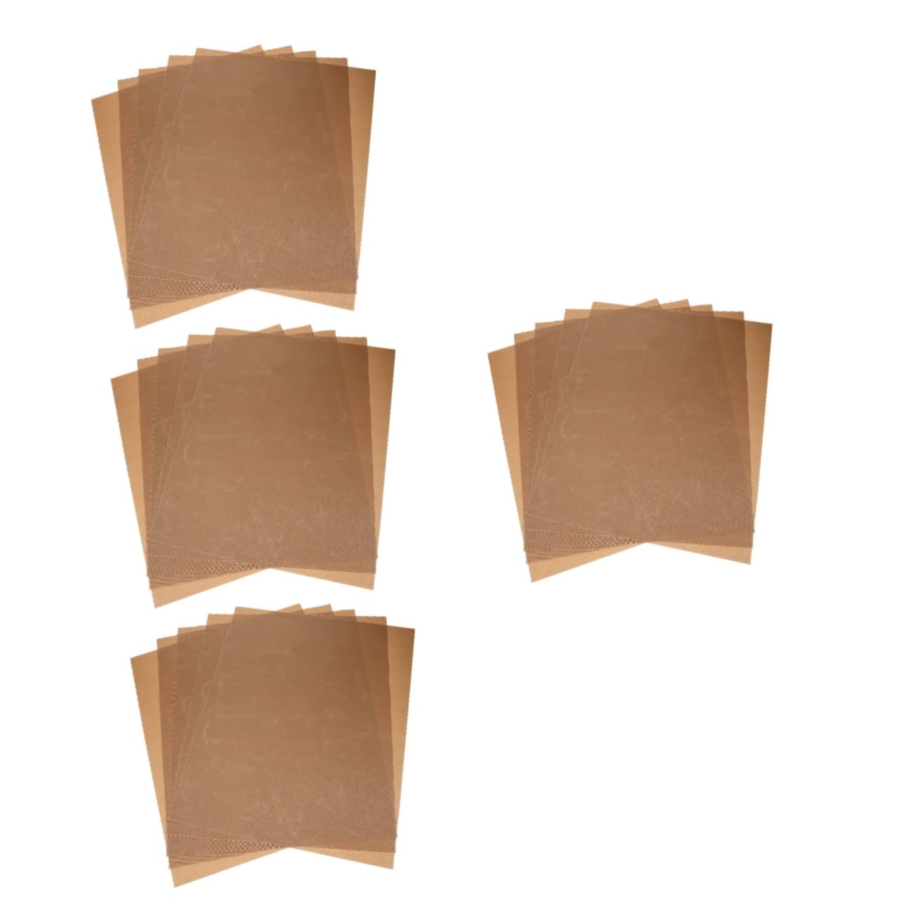 Gadpiparty 4 Ensembles Tapis De Cuisson pour Argile Polymère Lot Réutilisable pour Modelage De Pâte 4 Pièces * 4