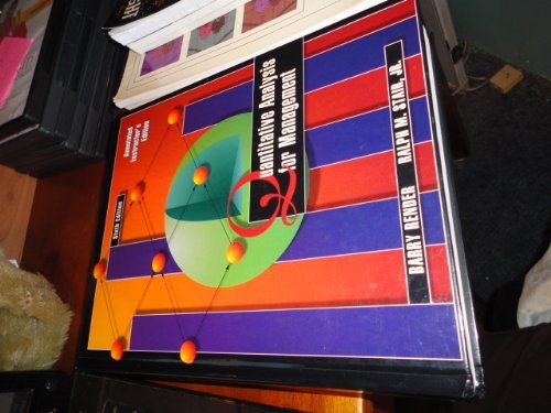 SM QUANTITATIVE ANALYSIS MGMT AIE 0132587408 Book Cover