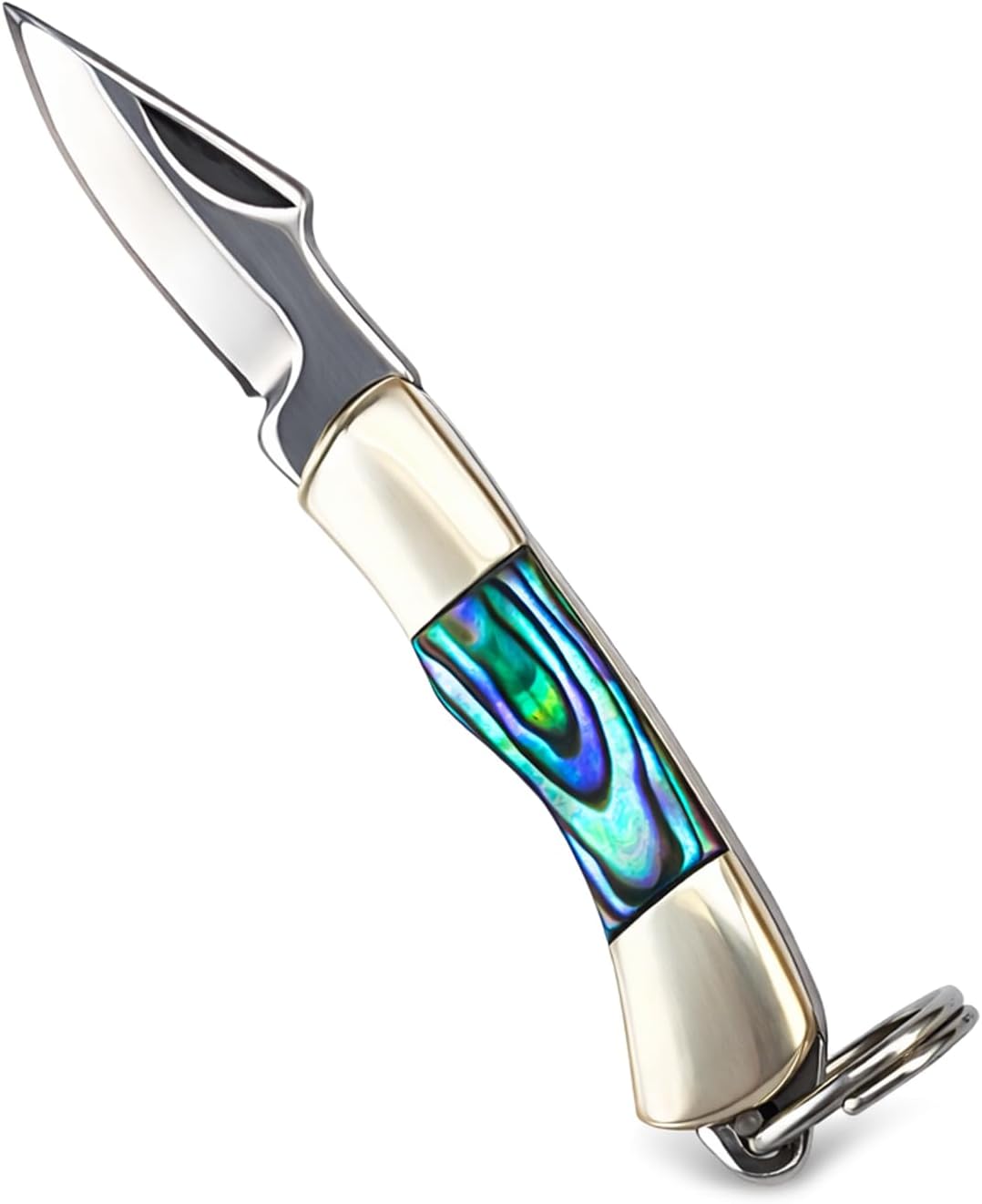 Tiny Folder Miniature Gadgets Collection Knife, Eastern Delights Pocket Smallest Multi Tool (Green Shell)