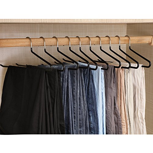 SONGMICS Grucce per Pantaloni in Metallo Cromato