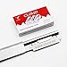 Professional Barber Straight Edge Razor Safety with 20-Pack Derby Blades - 100 Percent Stainless Steel - by VICMOVE (1 razor + 20 blades)