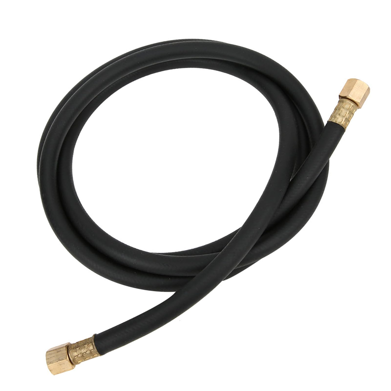 Inert Gas Hose, Stable Rubber Hose with Rugged Brass Connector, High Flexibility, Connect MIG Welding, 1/4 Inch Nut Thread, Optional 1.5m or 2.0m, Suitable for Air, Nitrogen (2m/6.6ft)