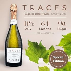 Buy TRACES Prosecco – Enjoy a Naturally Lighter, Lower Calorie, Sugar-Free Sparkle Buy TRACES Prosecco – Enjoy a Naturally Lighter, Lower Calorie, Sugar-Free Sparkle – DrinkWell