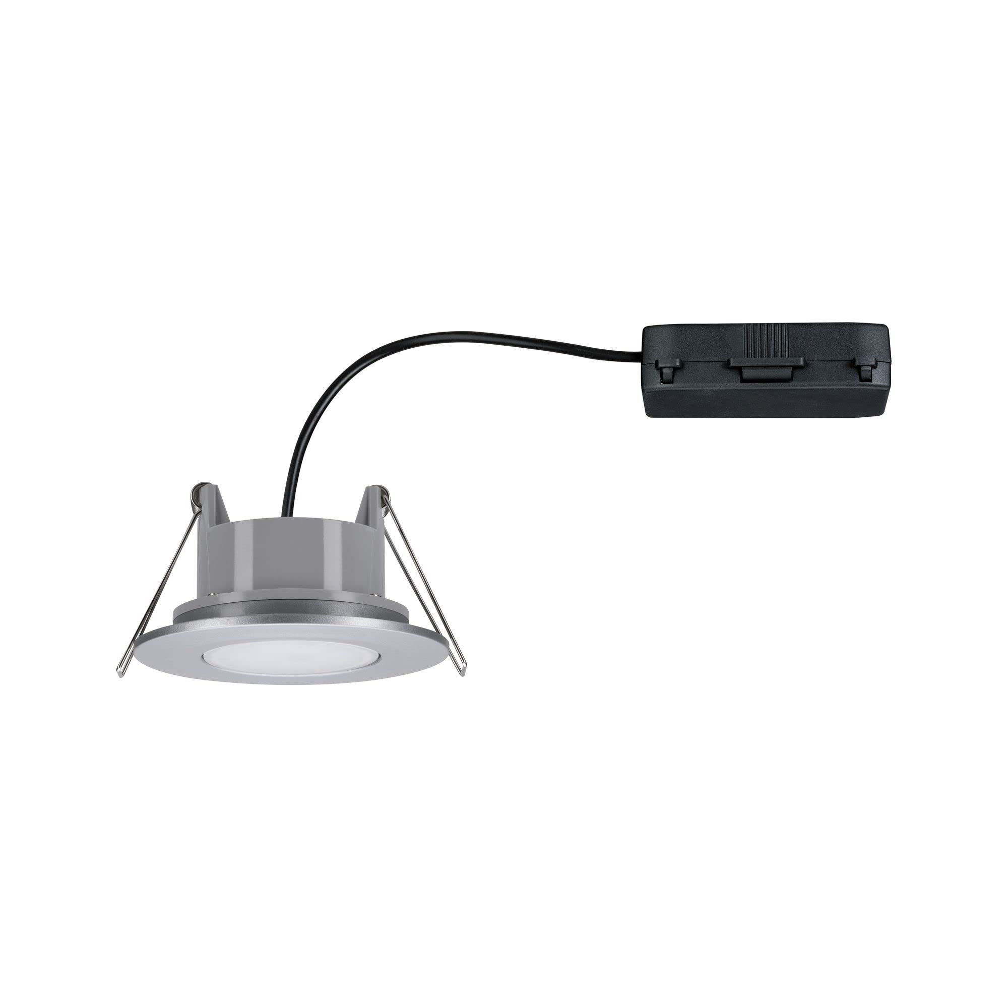 Paulmann 99932 Calla LED recessed luminaire Round incl. 1x6.5W IP65 dimmable recessed Spotlight Chrome matt Cabinet Light Plastic recessed lamp 4000K - Image 2