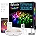 Produktbild sylvwin LED Streifen 10m, LED Strip RGB 5050 mit Musikalische Funktion, Bluetooth-App und Fernbedienung für Wohnzimmer/Küche, Schlafzimmerdekoration, Party, TV-Hintergrundbeleuchtung