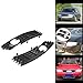 Anzio Front Left Right Lower Fog Light Side Insert Grille Grill Compatible with A4 B6 02-05 2002 2003 2004 2005 OEM: 8E0 807 681 8E0 807 682