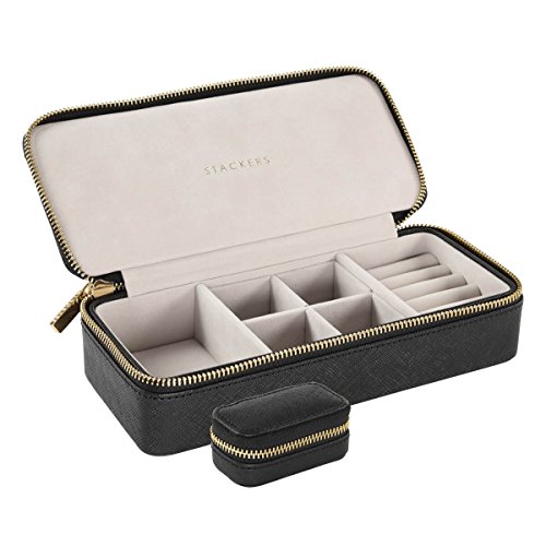 STACKERS LONDON トラベル ジュエリーボックス 携帯用 アクセサリーケース 持ち運び サイズ L セット