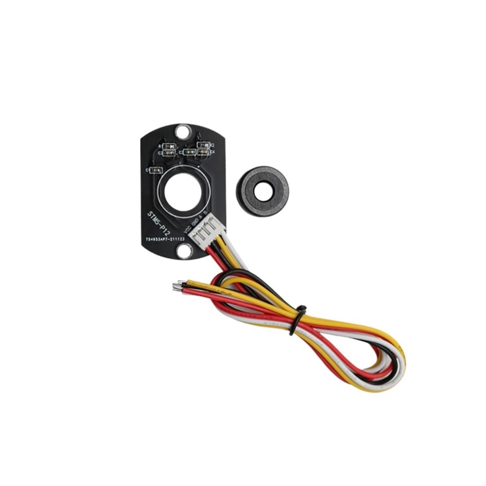 JJKKOZVQF Magnetic encoder steel pipe motor code disc bobbin motor speed direction sensor tail shaft 5mm
