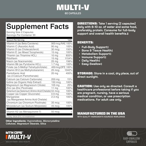 MTN OPS Multi-V Daily Multivitamin
