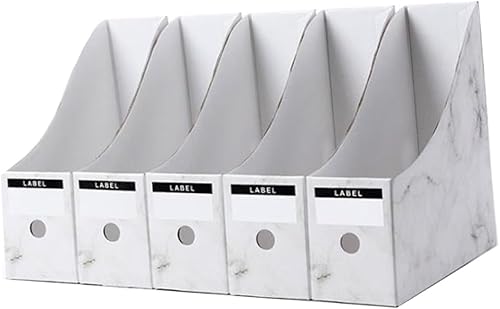 Miniatura 8 de 5pcs Document Rack File Holder Simple Desktop Storage Organizer Practical Office Desk Tray for Letters Magazines and File Folders with Creative