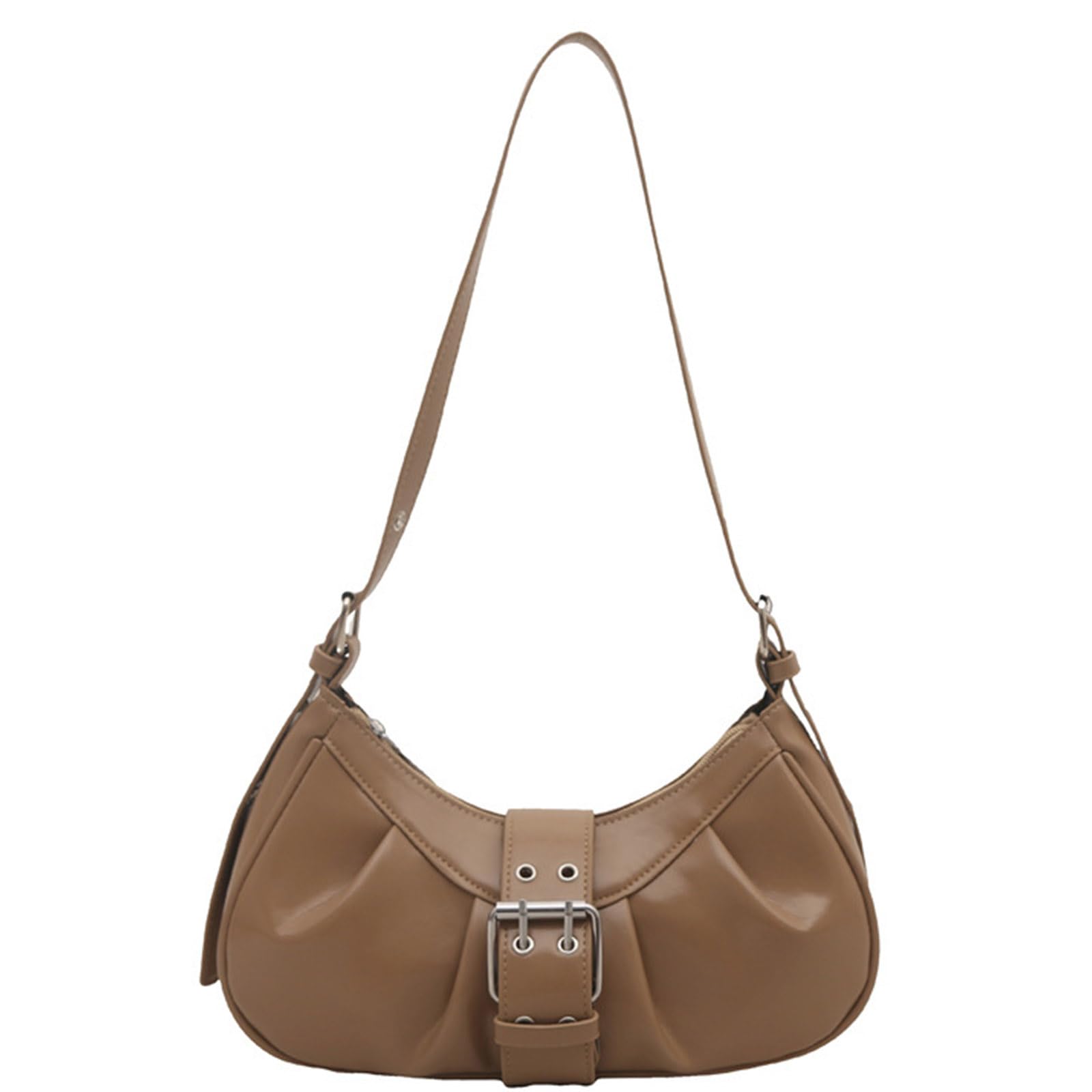 Y2K Shoulder Bag PU Leather Hobo Bags for Women, Small Cute Clutch Purses Going Out Top Handle Purse