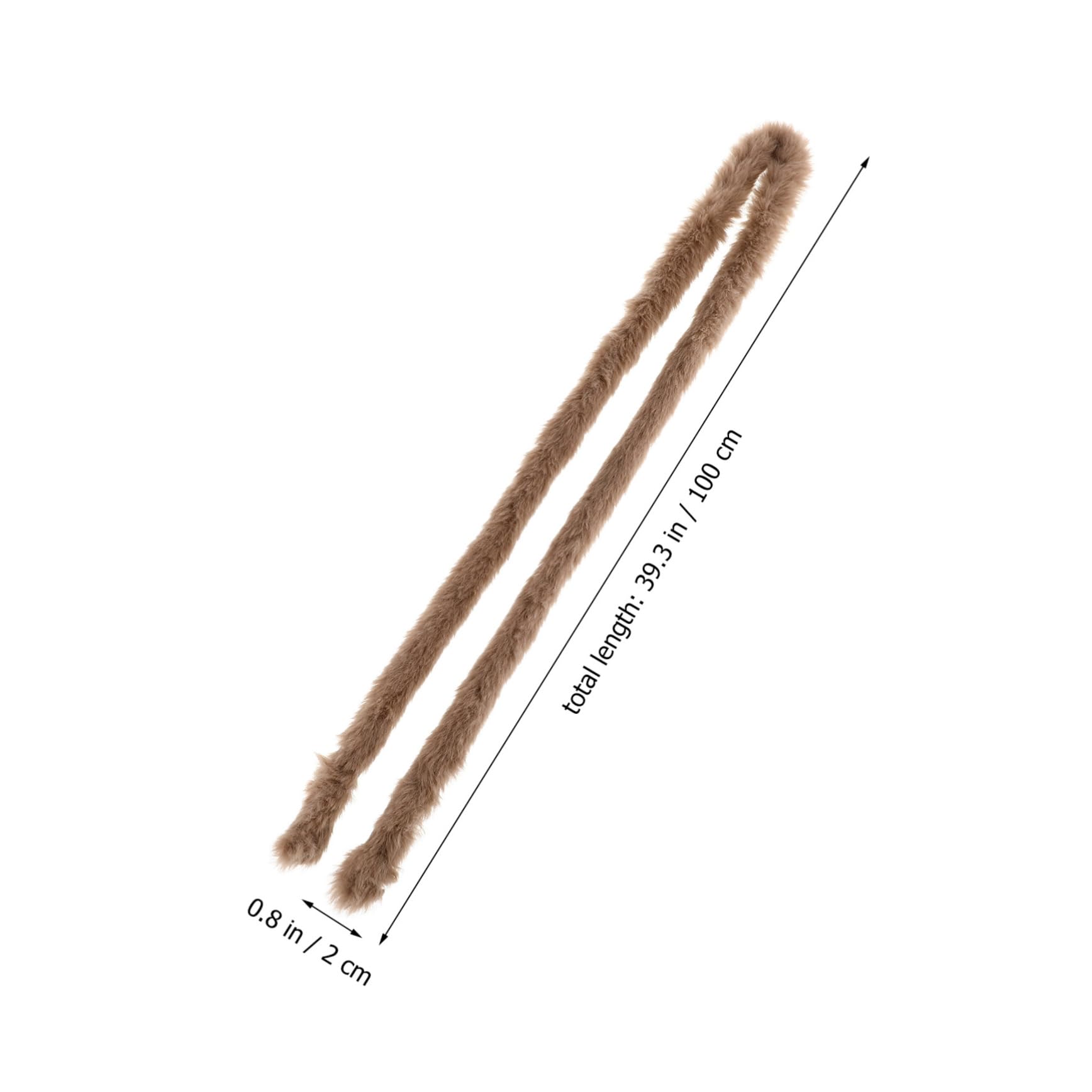 ERINGOGO 10 Pcs Soft Rabbit Hair Pipe Cleaners White for Crafting DIY Projects School Arts Crafts Halloween Decor Pipe Cleaner Craft