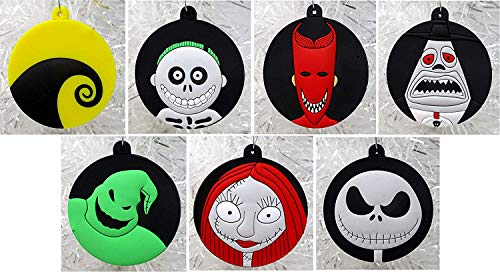 Christmas Ornament Nightmare Before Vinyl Christmas Deluxe 6 Piece Random Set Featuring Jack Skellington, Sally And Friends #TOP3