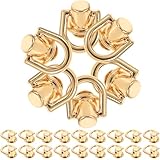 Accessoires pour sacs : vous recevrez suffisamment de vis à rivet avec anneau en d, et vous pourrez les partager avec vos amis. boutons à tête de vis à rivet cloutée