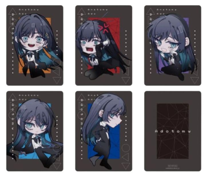 Ado アド 5th Anniversary Exhibition Adotomy ポップアップ 2026 グッズ トレカ オリジナル トレーディングカード 5種 (A)