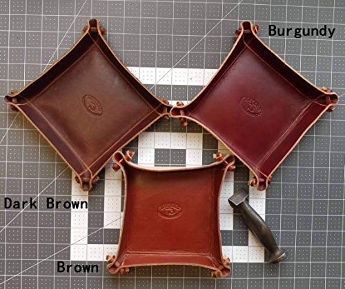 Generic New Valet Tray In The Executive Leather Series 8 Inch X 8 Inch Inch American Executive Leather Retan Latigo thumb #8