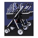 Passeggino del bambino 3-in-1, sedersi o sdraiarsi sul design del cesto per dormire. È un passeggino, ed è anche un letto mobile, che è la scelta migliore per un viaggio conveniente. Grandi ruote in gomma, facili da gestire una varietà di superfici stradali (come strade del parco, strade in cemento, strade in pietra, ecc.).